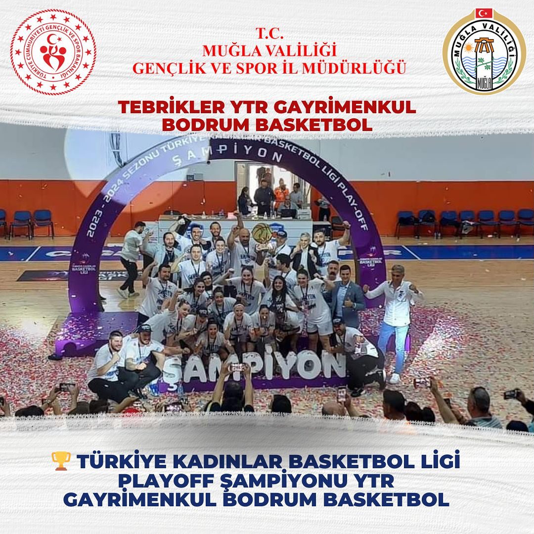 Bodrum Temsilcisi Kadınlar Basketbol Ligi Playoff Finalinde Rakibini Geçerek Süper Lig'e Yükseldi